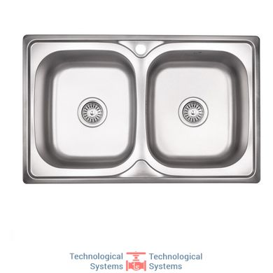 Кухонна мийка Lidz 7948 Satin 0,8 мм (LIDZ7948SAT8)1