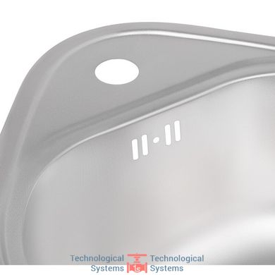 Кухонна мийка Qtap 4450 Micro Decor 0,8 мм (QT4450MICDEC08)5