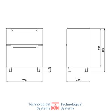 Тумба підлогова Qtap Scorpio QT1473TNВ701W10