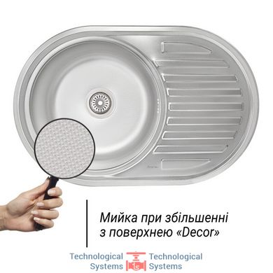 Мийка кухонна Imperial 7750 Decor (IMP775008DEC)