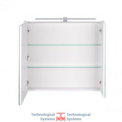 Зеркальный шкаф подвесной Qtap Albatross с подсветкой QT0177ZP800LW2