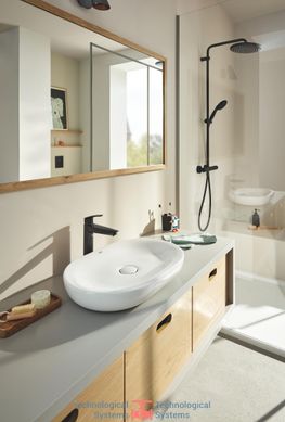 GROHE EUROSMART NEW Змішувач для умывальника одноважільний, XL-Size, колір чорний матовий4