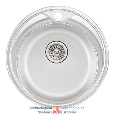 Кухонна мийка Qtap D510 Satin 0,8 мм (QTD510SAT08)1