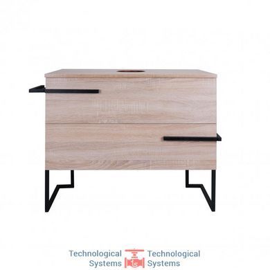 Тумба напольная Qtap Taurus 800х616х437 Whitish oak со столешницей QT2480TNT803WO3