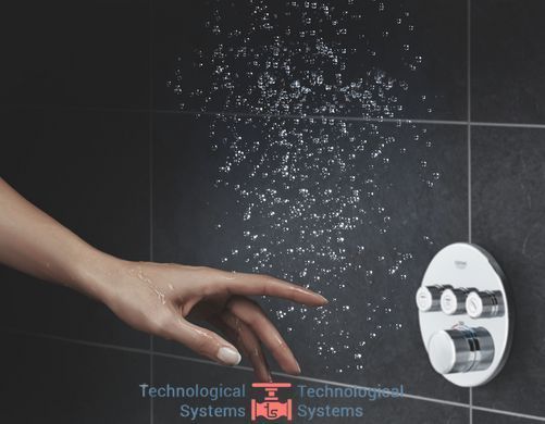 GROHE SmartControl Термостат для душа / ванни з 3 кнопками, накладна панель8