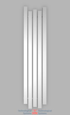 Радіатор опалення дизайнерський Genesis-Aqua Bassa 160x45 см, білий1
