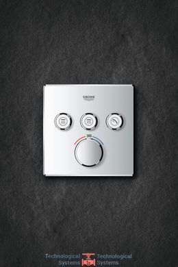 GROHE Grohtherm SmartControl Термостат вбудований на 3 виходи4