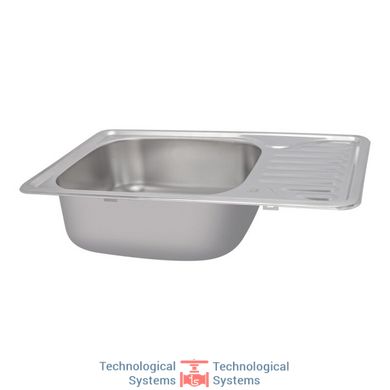 Кухонна мийка Lidz 6642 Micro Decor 0,8 мм (LIDZ664208MICDEC)4