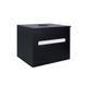 Тумба подвесная Qtap Virgo 600х476х469 Black/White со столешницей QT1879TPА602BW Фото: 1