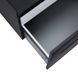 Тумба подвесная Qtap Virgo 600х476х469 Black/White со столешницей QT1879TPА602BW Фото: 7