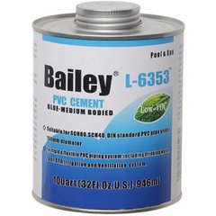 Клей для труб ПВХ Bailey L-6353 118 мл1