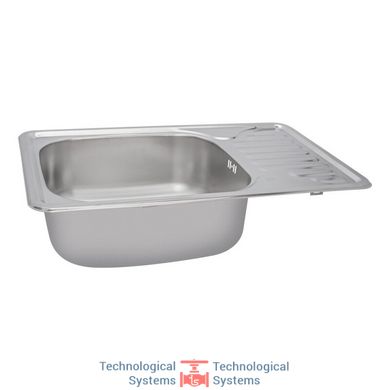 Кухонна мийка Lidz 6642 Satin 0,8 мм (LIDZ664208SAT)4