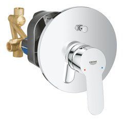 GROHE BauEdge Смеситель для ванны, однорычажный, встроенный1