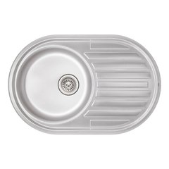 Кухонна мийка Qtap 7750 Micro Decor 0,8 мм (QT7750MICDEC08)1