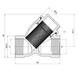 Фильтр грубой очистки Forte 1/2"ВВ никелированный для воды косой TAF124W15 Thermo Alliance Фото: 2