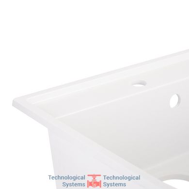 Кухонна мийка Qtap CS 5250 White (QT5250WHI650)5