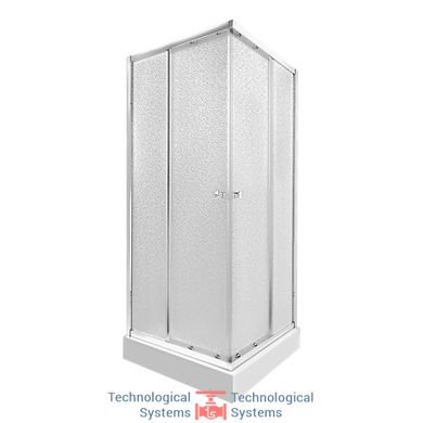 Набір Q-tap ​​душова кабіна Presto CRM1088SP5 Pear + піддон Unisquare 308815