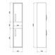Пенал подвесной Qtap Pisces 300х1400х300 Whitish oak QT2576PP1451RWO Фото: 9