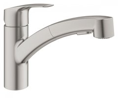 GROHE EUROSMART Змішувач для умивальника сталь1