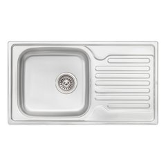 Кухонна мийка Qtap 7843 Micro Decor 0,8 мм (QT7843MICDEC08)1