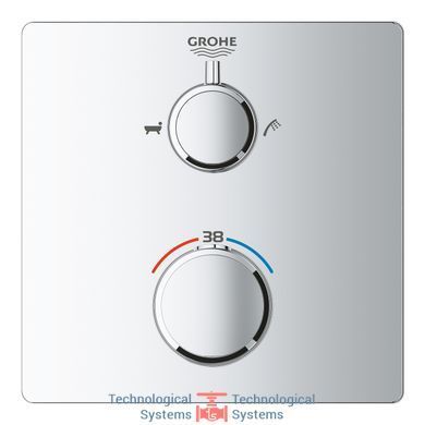 GROHE Grohtherm Термостат для душа з перемикачем на 2 положення ванна/ душ3