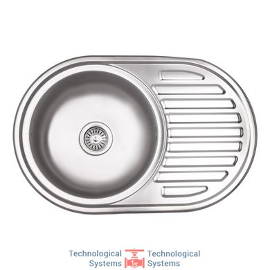 Кухонна мийка Lidz 7750 Micro Decor 0,6 мм (LIDZ7750DEC06)1