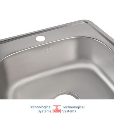 Кухонна мийка Lidz 4848 Satin 0,6 мм (LIDZ4848SAT06)5