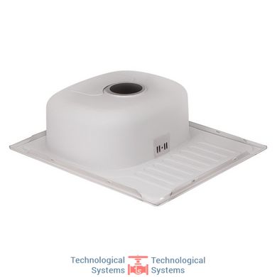 Кухонна мийка Qtap 5848 Micro Decor 0,8 мм (QT5848MICDEC08)10