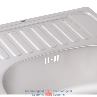 Кухонна мийка Qtap 5848 Micro Decor 0,8 мм (QT5848MICDEC08)5