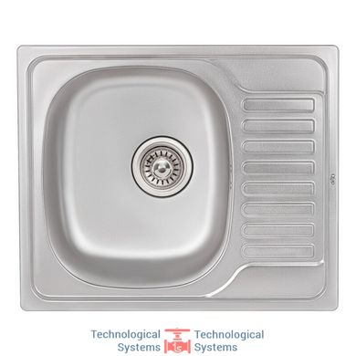 Кухонна мийка Qtap 5848 Micro Decor 0,8 мм (QT5848MICDEC08)7