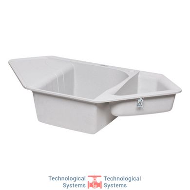 Кухонна мийка Lidz 1000x500/225 GRA-09 (LIDZGRA091000500225)3