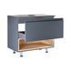 Тумба напольная Qtap Robin 700х616х437 Graphite/Whitish oak со столешницей QT1380TNН7002GWO Фото: 3
