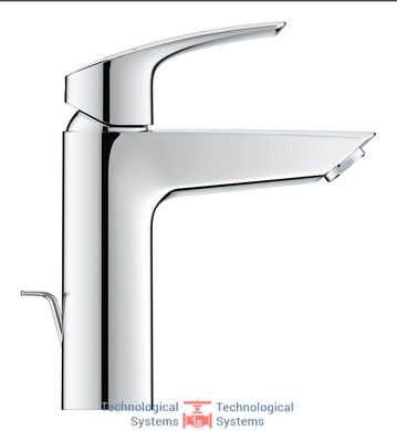 GROHE EUROSMART NEW Змішувач для умивальника, 121 мм., одноважільний, колір хром3