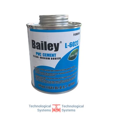 Клей для труб ПВХ Bailey L-6023 473 мл4