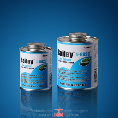 Клей для труб ПВХ Bailey L-6023 473 мл2