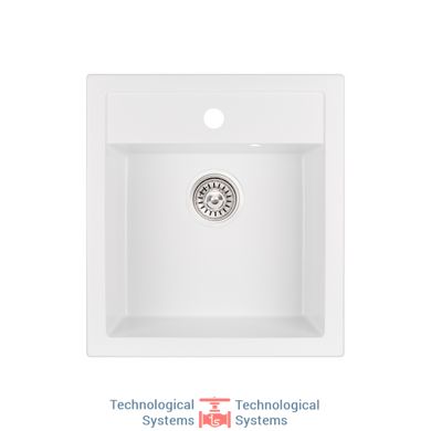 Кухонна мийка Qtap CS 5046 White (QT5046WHI650)1