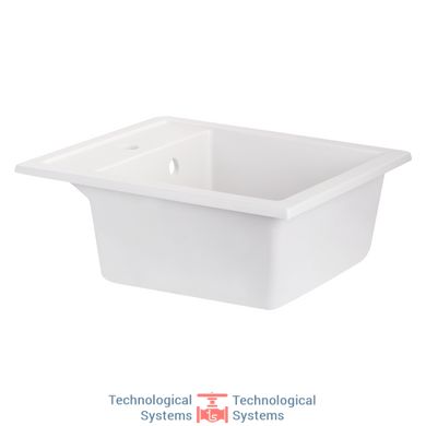 Кухонна мийка Qtap CS 5046 White (QT5046WHI650)4