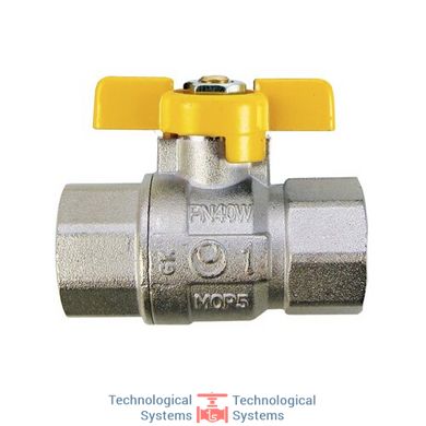 Полнопроходной шаровой кран для газа (одобрено DVGW и НТВ) B-B (DIN3357-4) 3/8" Ду 10 (IVR 100/A DIN)1