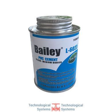 Клей для труб ПВХ Bailey L-6023 237 мл2
