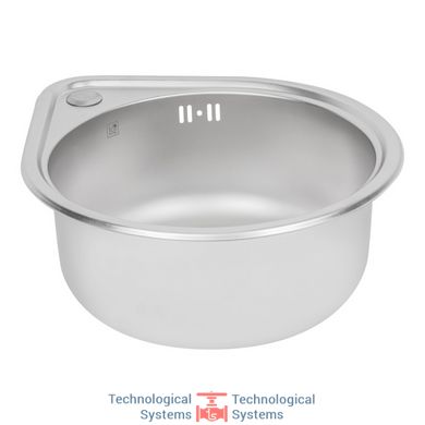 Кухонна мийка Lidz 4539 Satin 0,8 мм (LIDZ4539SAT8)4