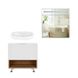 Комплект меблів для ванної Qtap Robin тумба + раковина + дзеркальна шафа QT044RO42976 Фото: 1