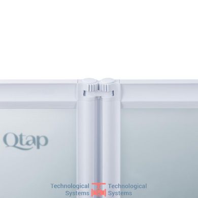 Штора на ванну Qtap Gemini WHI401314RP4 стекло Pear 4 мм, 130x140 см5