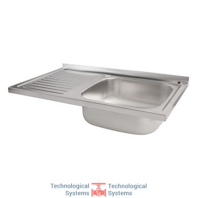 Кухонна мийка Lidz 5080-R Decor 0,8 мм (LIDZ5080RDEC06)3