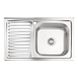 Кухонна мийка Lidz 5080-R Decor 0,8 мм (LIDZ5080RDEC06) Фото: 1