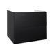 Тумба подвесная Qtap Tern 700х580х437 Matt black с полотенцедержателем QT1774TPL702MB Фото: 1