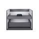 Тумба подвесная Qtap Tern 700х580х437 Matt black с полотенцедержателем QT1774TPL702MB Фото: 5