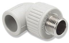 Колено 90&deg; с металлической резьбой наружной EKOPLASTIK 20x3/4"1