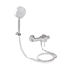 Смеситель для душа Aria 010, Nickel (k35) с душевым гарнитуром LDARI010NKS43361 Lidz Фото: 1