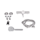 Смеситель для душа Aria 010, Nickel (k35) с душевым гарнитуром LDARI010NKS43361 Lidz Фото: 4