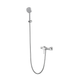 Смеситель для душа Aria 010, Nickel (k35) с душевым гарнитуром LDARI010NKS43361 Lidz Фото: 3
